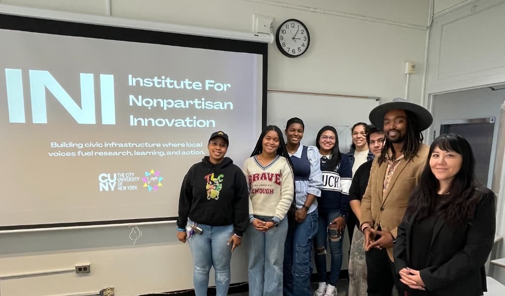 Introducing INI at Baruch College through Dr. Angie Beeman’s Public Service Capstone course